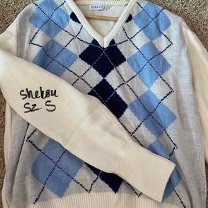 Argyle sweater